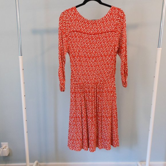 Anthropologie Maeve Faux Wrap Dress - Size Large - Picture 3 of 11